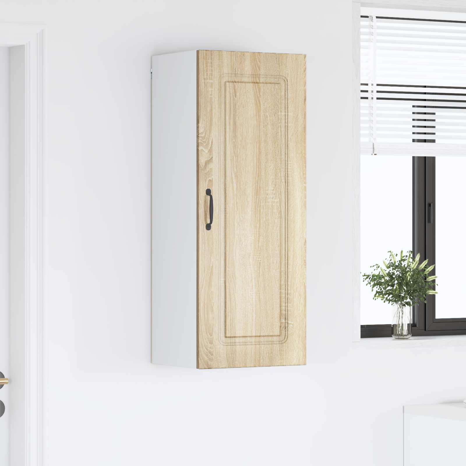 vidaXL Front do zmywarki Kalmar Dąb Sonoma 40 x 31 x 100 cm