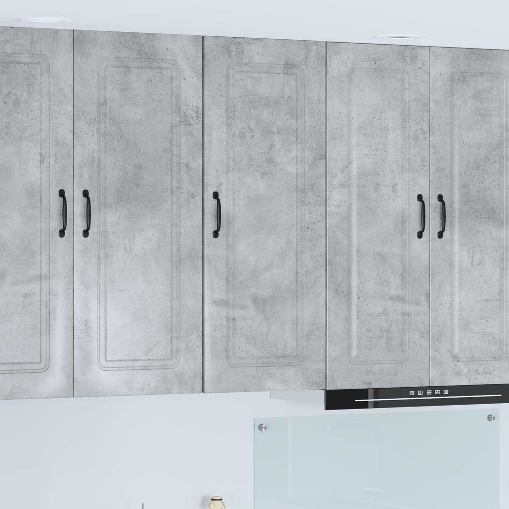 vidaXL Front do zmywarki Kalmar Betonowy szary 40 x 31 x 100 cm