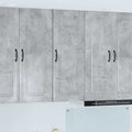 vidaXL Front do zmywarki Kalmar Betonowy szary 40 x 31 x 100 cm