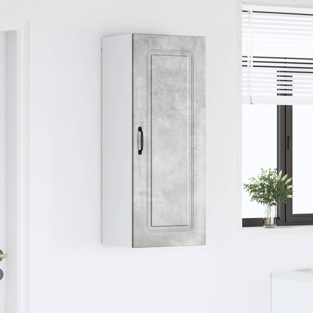 vidaXL Front do zmywarki Kalmar Betonowy szary 40 x 31 x 100 cm