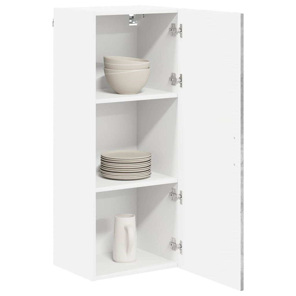 vidaXL Front do zmywarki Kalmar Betonowy szary 40 x 31 x 100 cm