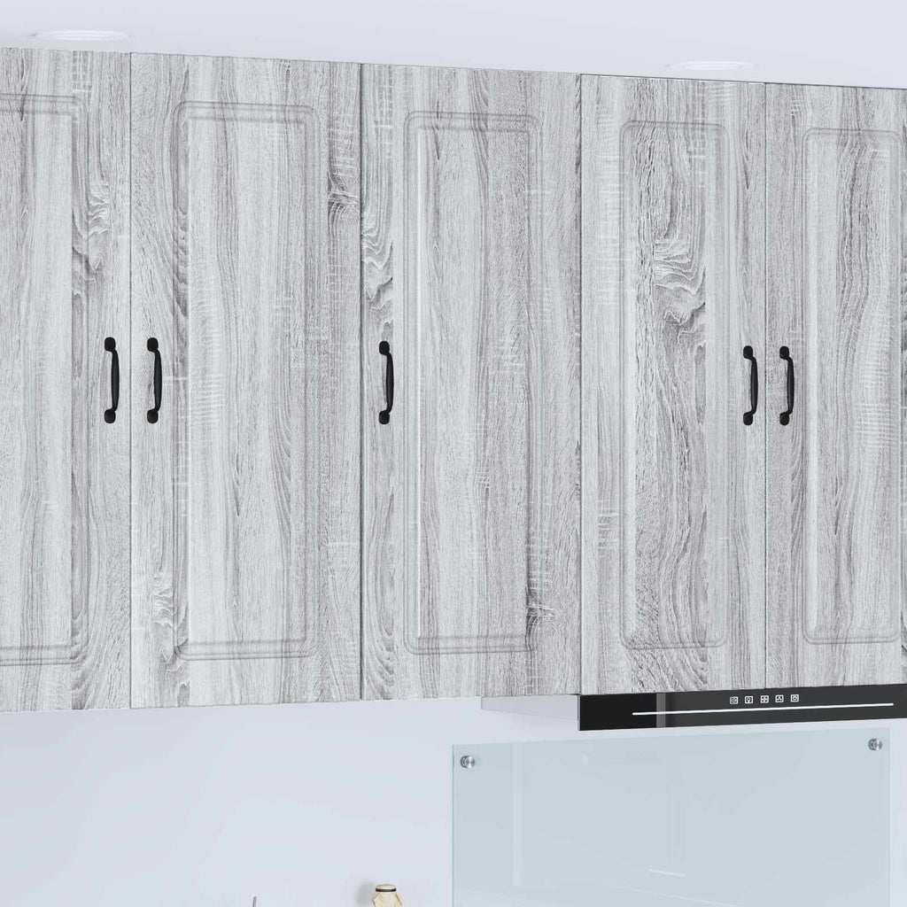 vidaXL Front do zmywarki Kalmar Szary Sonoma 40 x 31 x 100 cm