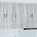 vidaXL Front do zmywarki Kalmar Szary Sonoma 40 x 31 x 100 cm