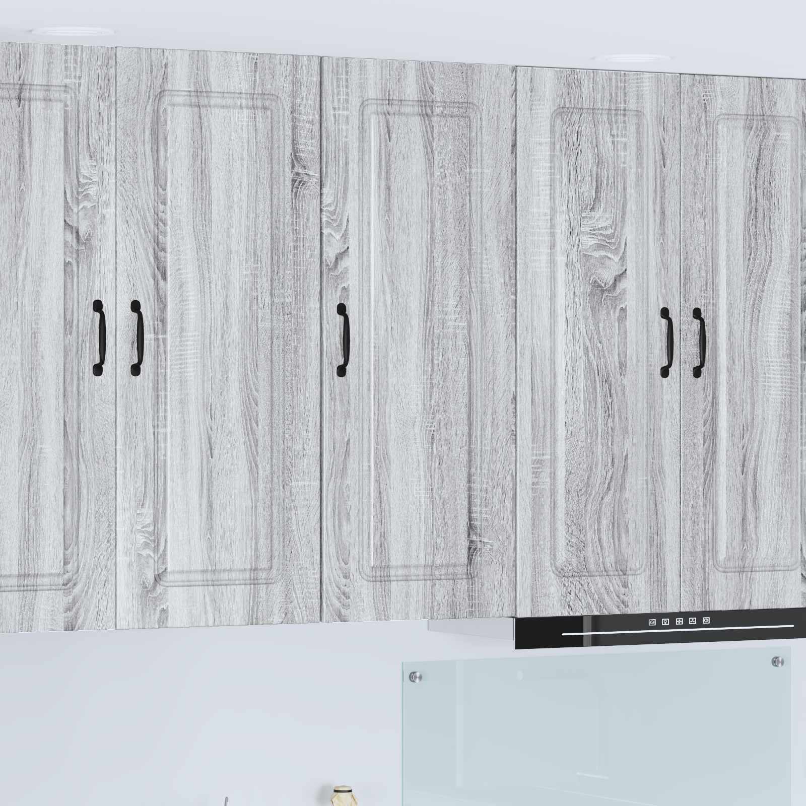 vidaXL Front do zmywarki Kalmar Szary Sonoma 40 x 31 x 100 cm