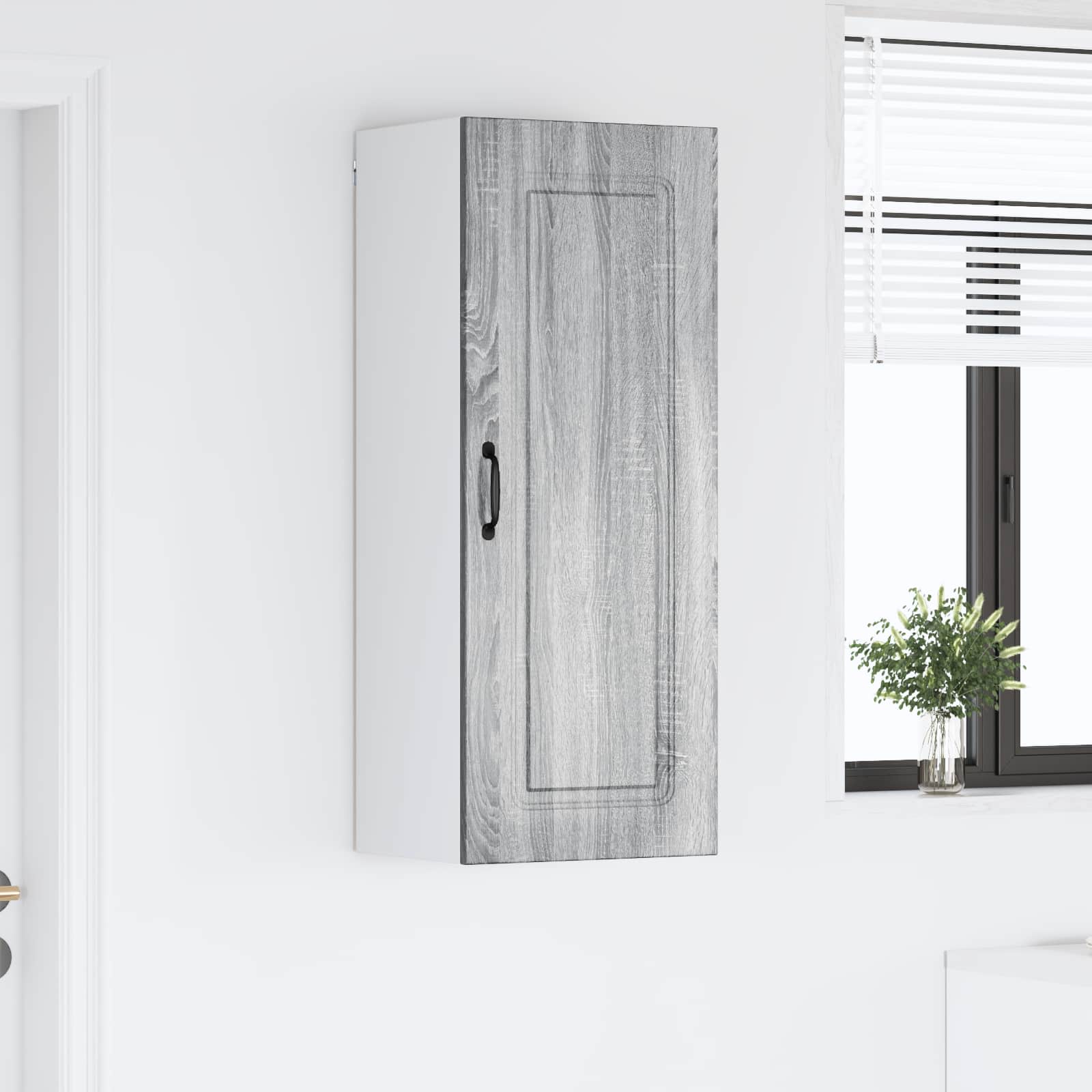 vidaXL Front do zmywarki Kalmar Szary Sonoma 40 x 31 x 100 cm