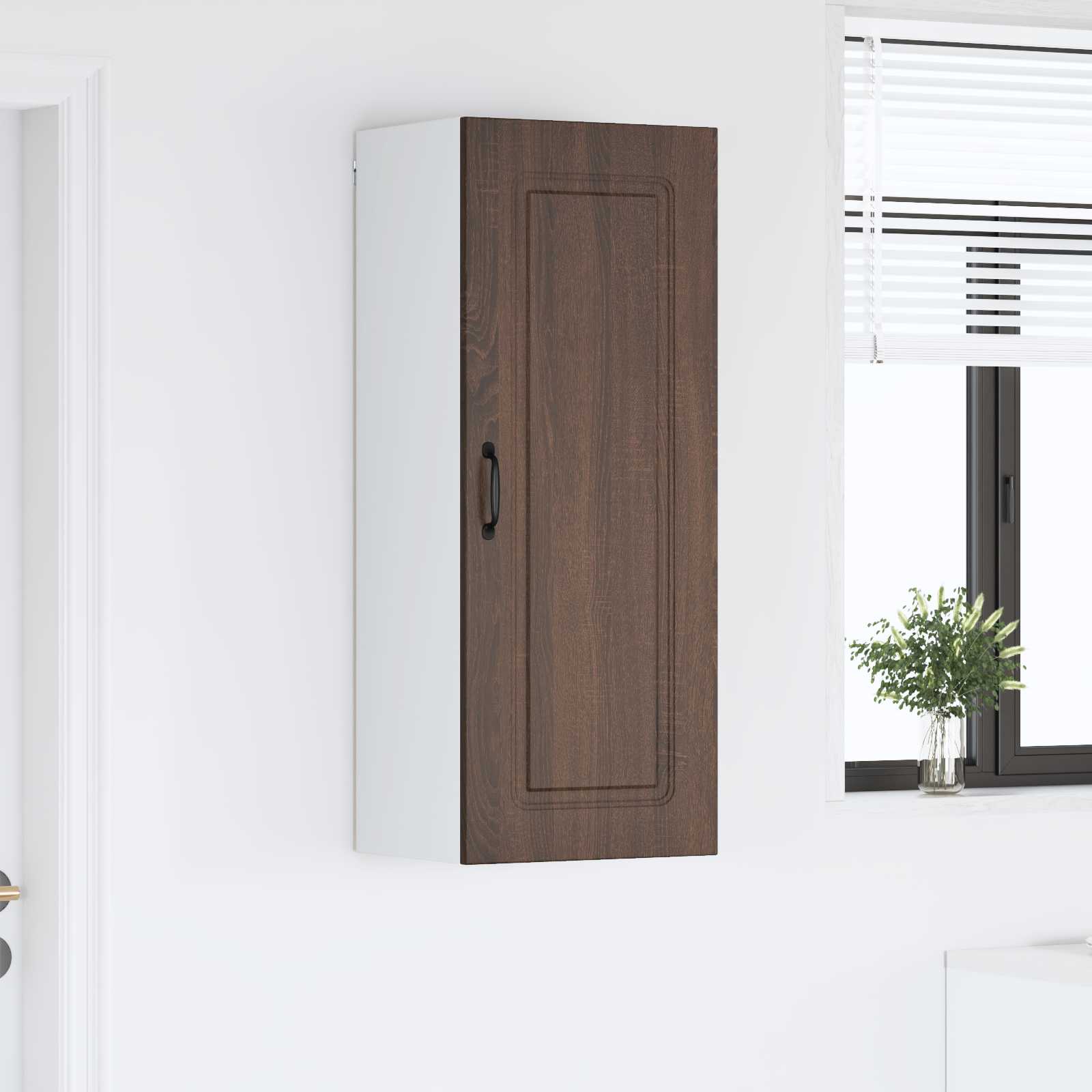 vidaXL Front do zmywarki Kalmar Brązowy dąb 40 x 31 x 100 cm