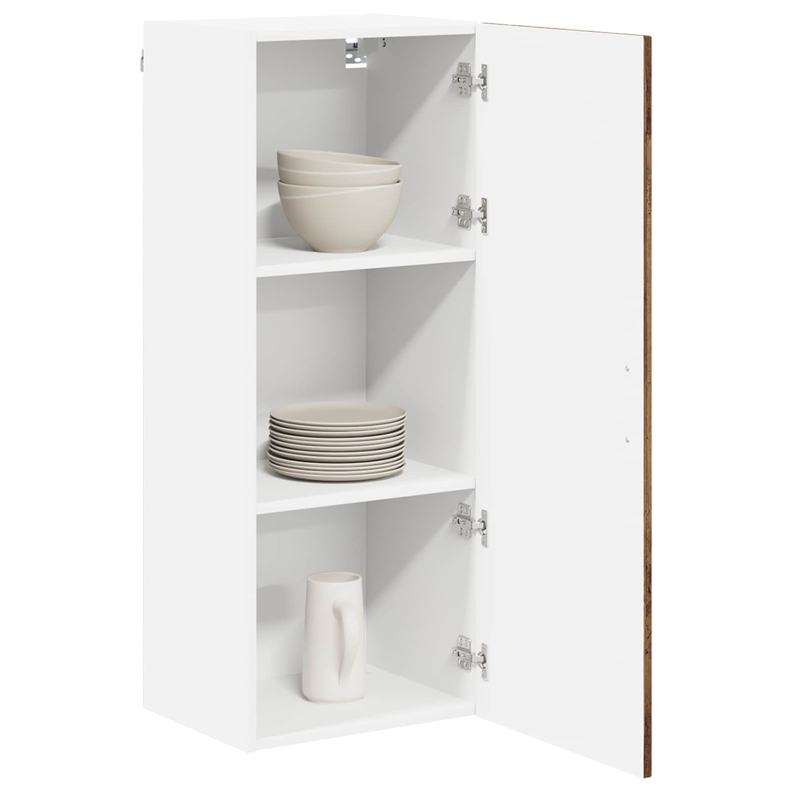 vidaXL Front do zmywarki Kalmar Stare drewno 40 x 31 x 100 cm