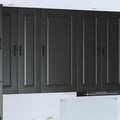 vidaXL Front do zmywarki Kalmar Czarny 50 x 31 x 100 cm
