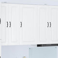 vidaXL Front do zmywarki Kalmar Wysoki połysk biały 50 x 31 x 100 cm