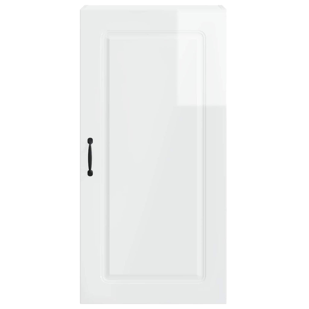 vidaXL Front do zmywarki Kalmar Wysoki połysk biały 50 x 31 x 100 cm