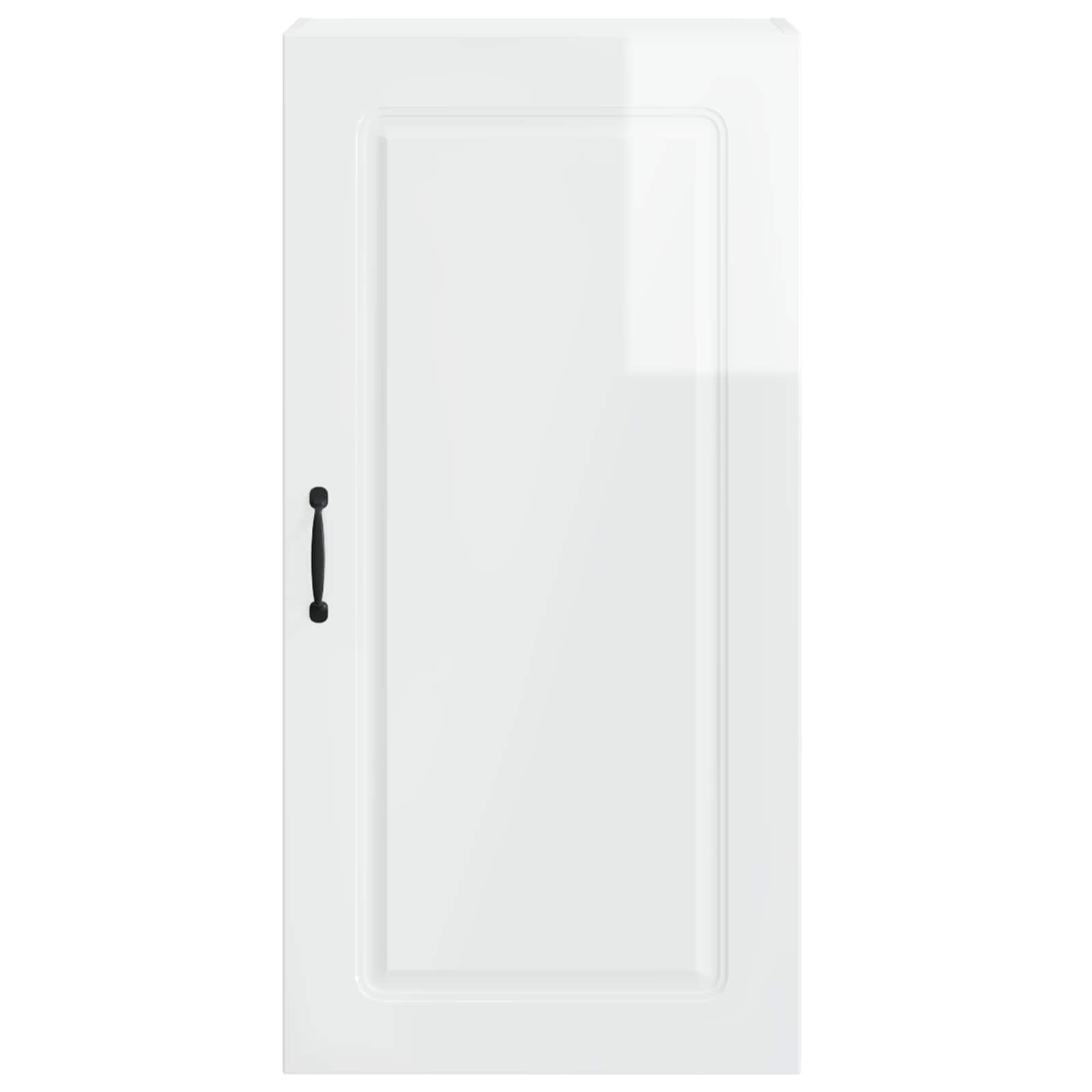 vidaXL Front do zmywarki Kalmar Wysoki połysk biały 50 x 31 x 100 cm