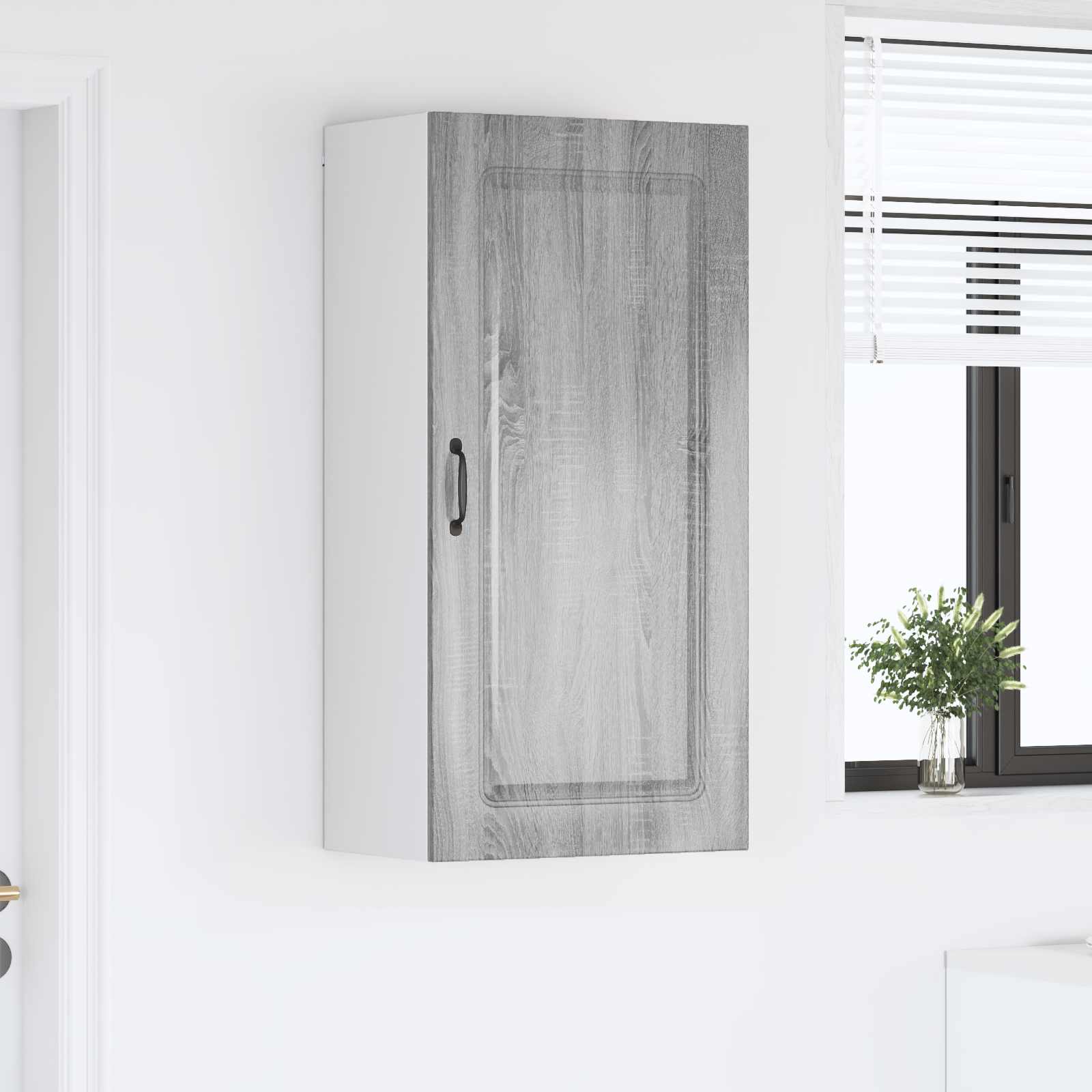vidaXL Front do zmywarki Kalmar Szary Sonoma 50 x 31 x 100 cm