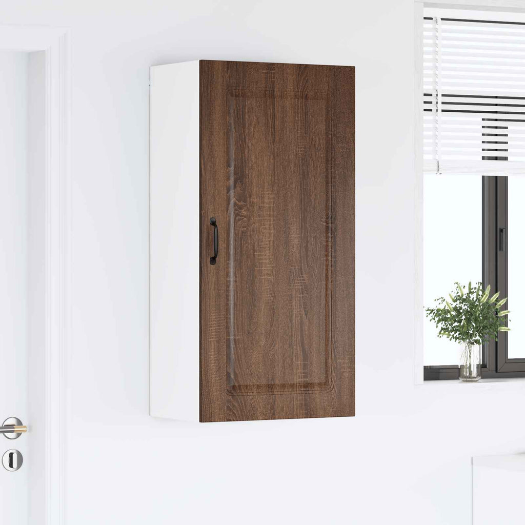 vidaXL Front do zmywarki Kalmar Brązowy dąb 50 x 31 x 100 cm