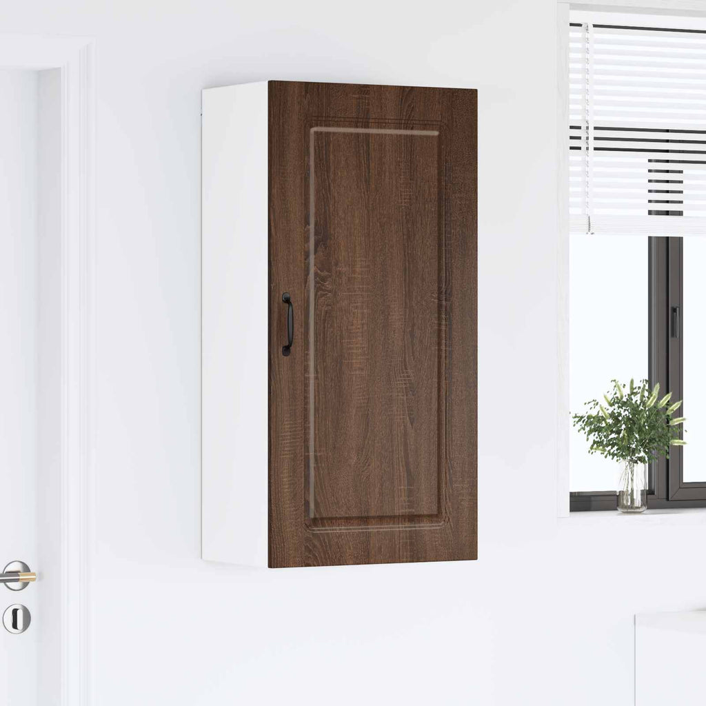 vidaXL Front do zmywarki Kalmar Brązowy dąb 50 x 31 x 100 cm
