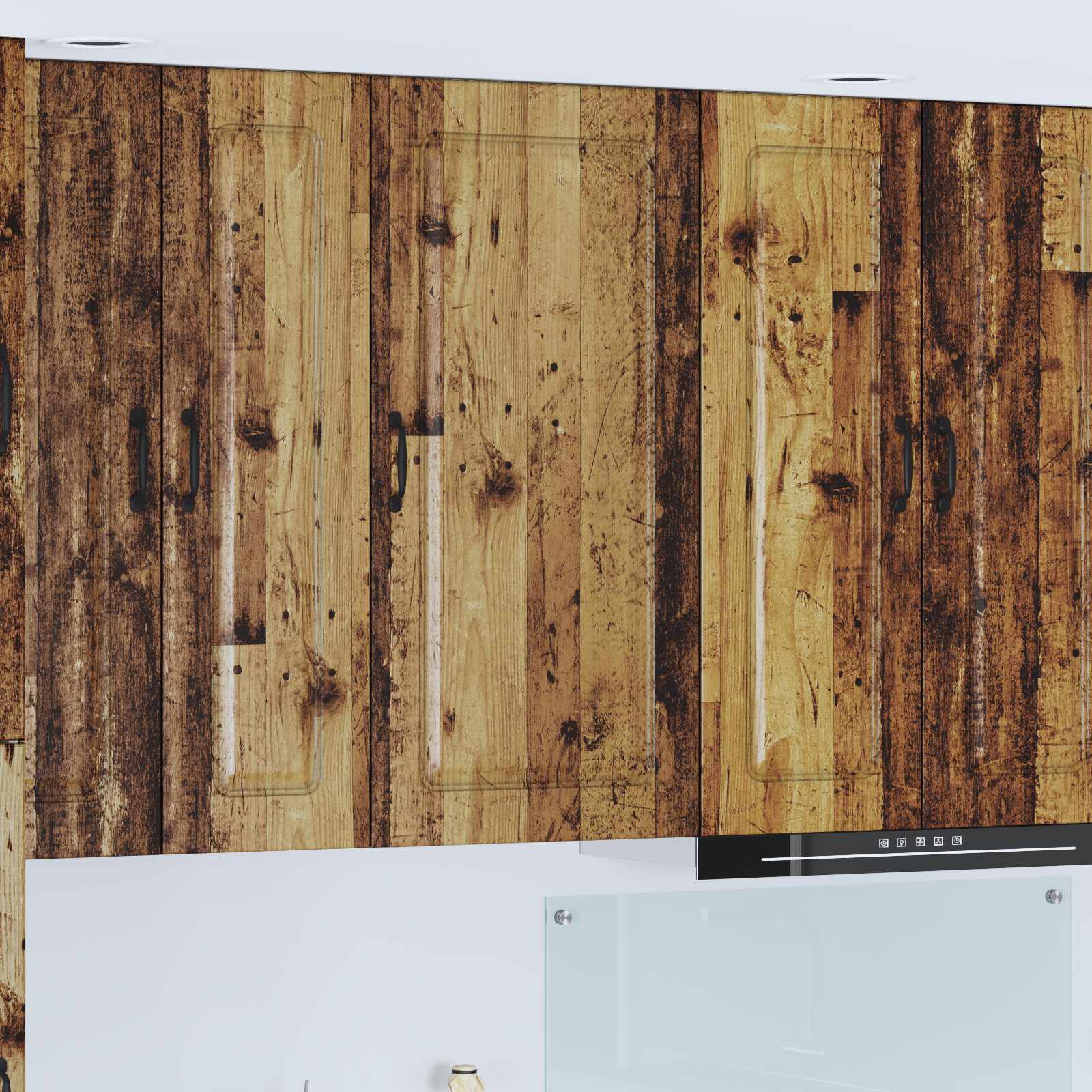 vidaXL Front do zmywarki Kalmar Stare drewno 50 x 31 x 100 cm