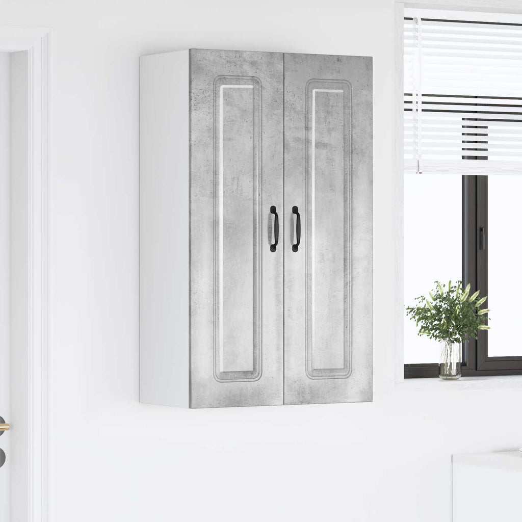 vidaXL Front do zmywarki Kalmar Betonowy szary 60 x 31 x 100 cm