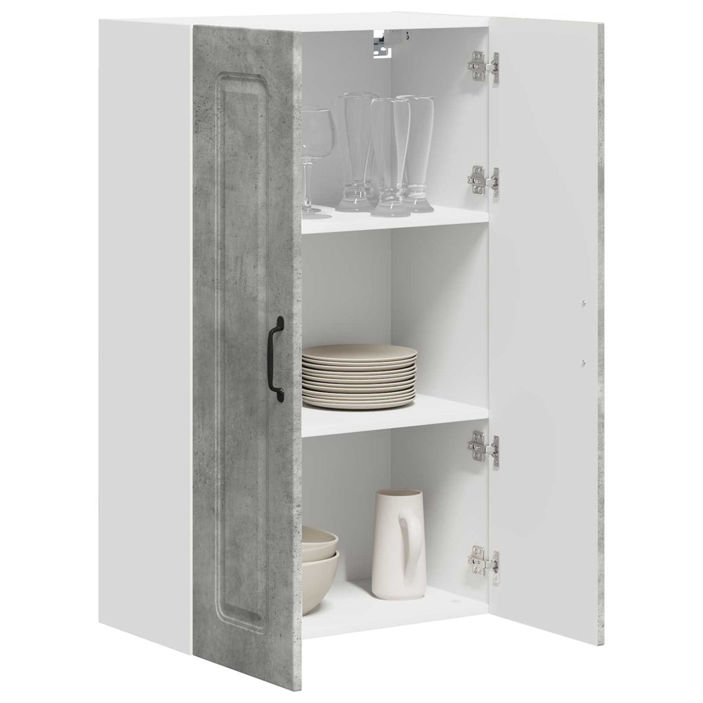 vidaXL Front do zmywarki Kalmar Betonowy szary 60 x 31 x 100 cm