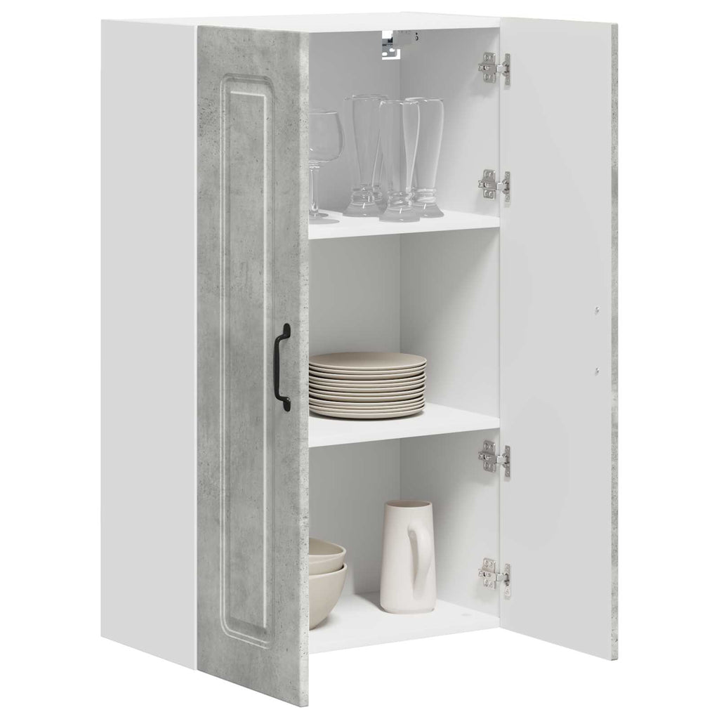 vidaXL Front do zmywarki Kalmar Betonowy szary 60 x 31 x 100 cm