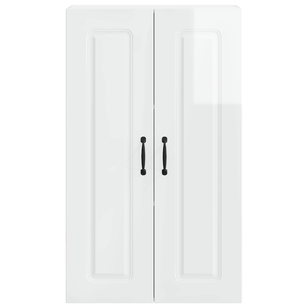 vidaXL Front do zmywarki Kalmar Wysoki połysk biały 60 x 31 x 100 cm