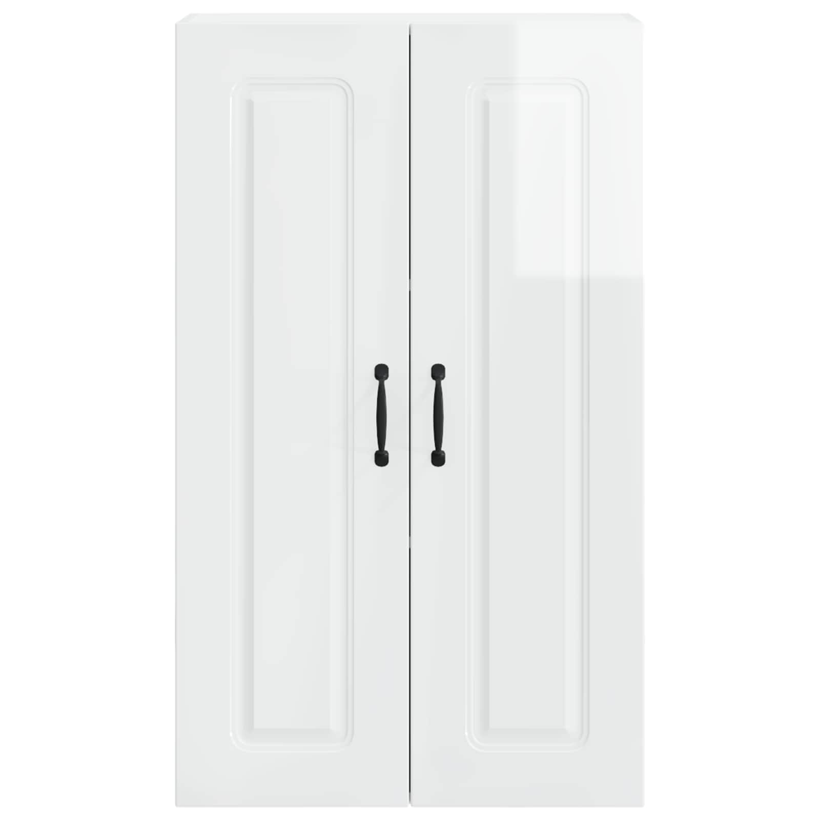 vidaXL Front do zmywarki Kalmar Wysoki połysk biały 60 x 31 x 100 cm
