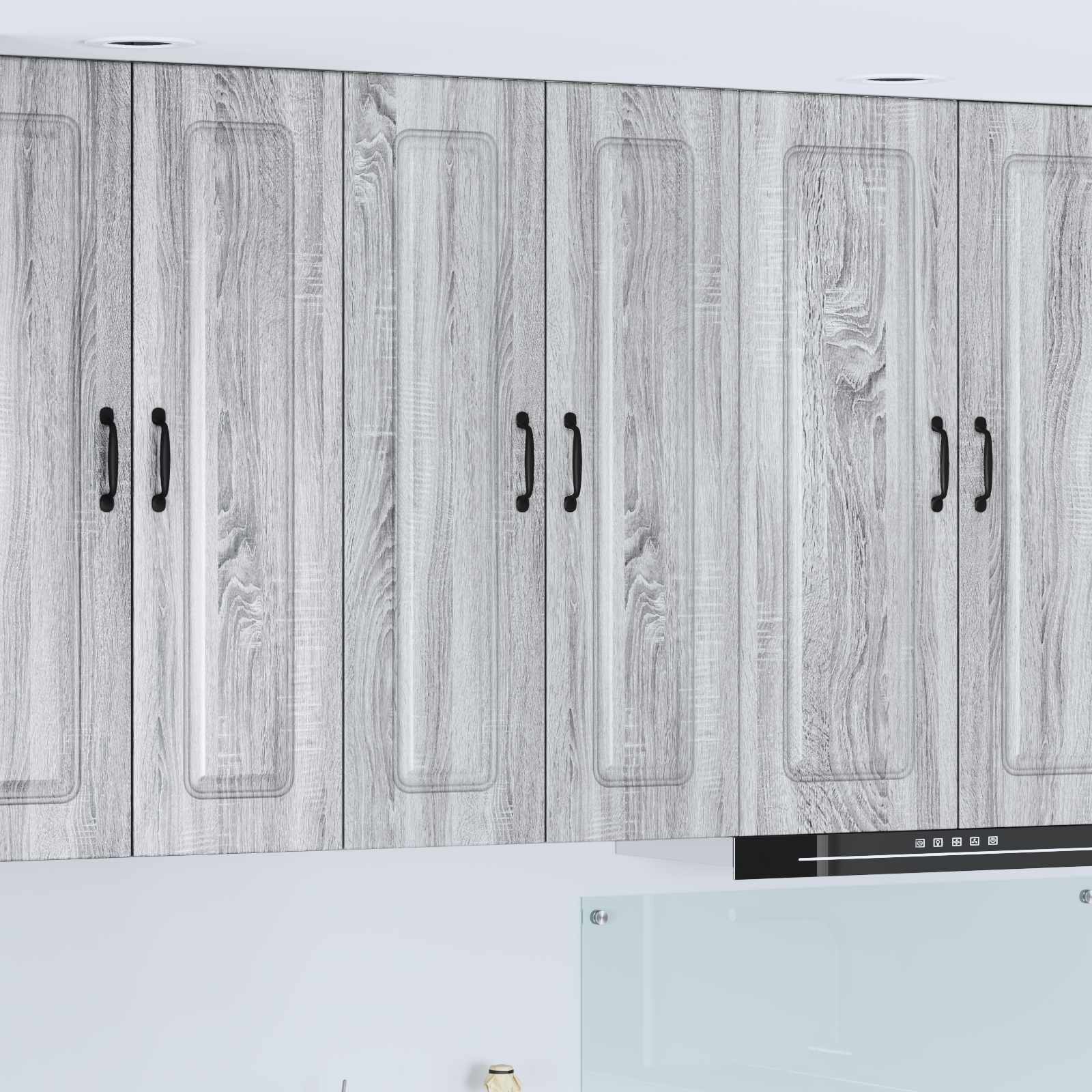 vidaXL Front do zmywarki Kalmar Szary Sonoma 60 x 31 x 100 cm
