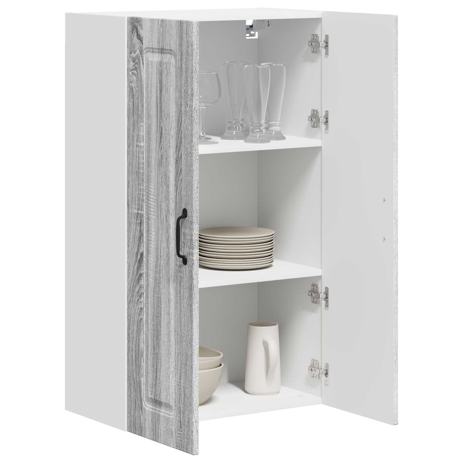 vidaXL Front do zmywarki Kalmar Szary Sonoma 60 x 31 x 100 cm