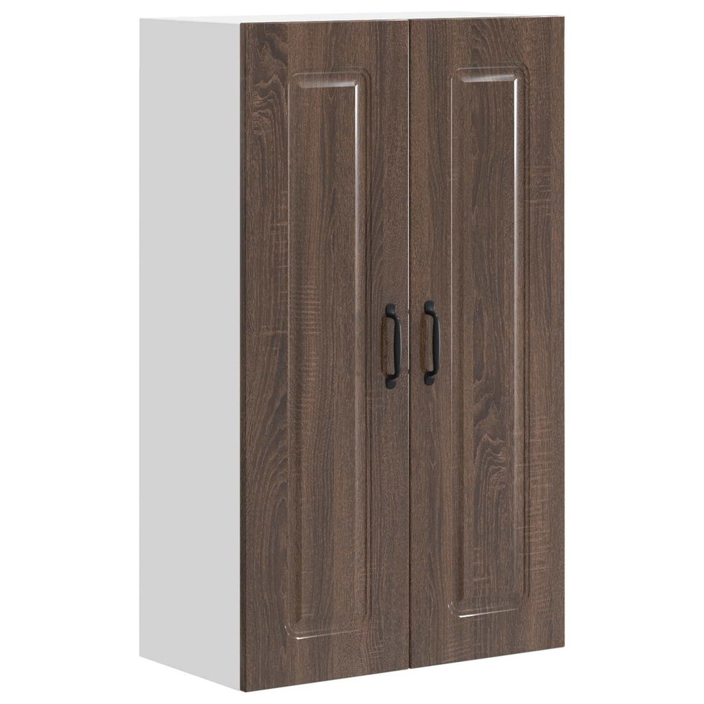 vidaXL Front do zmywarki Kalmar Brązowy dąb 60 x 31 x 100 cm