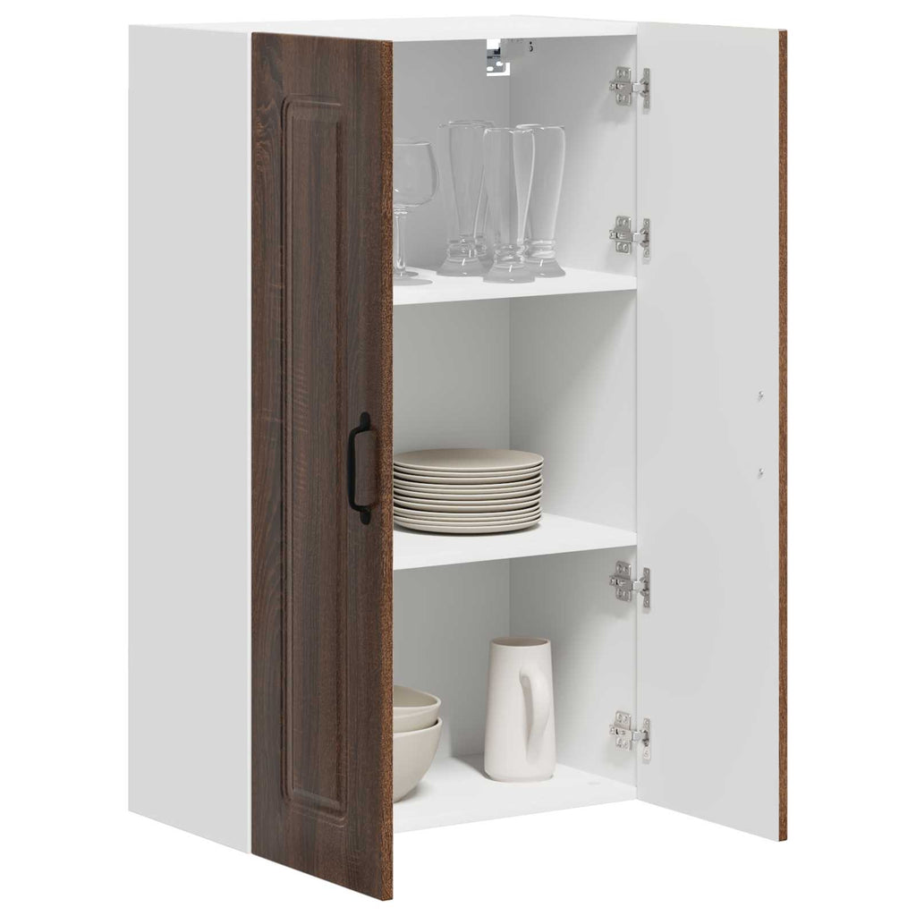vidaXL Front do zmywarki Kalmar Brązowy dąb 60 x 31 x 100 cm