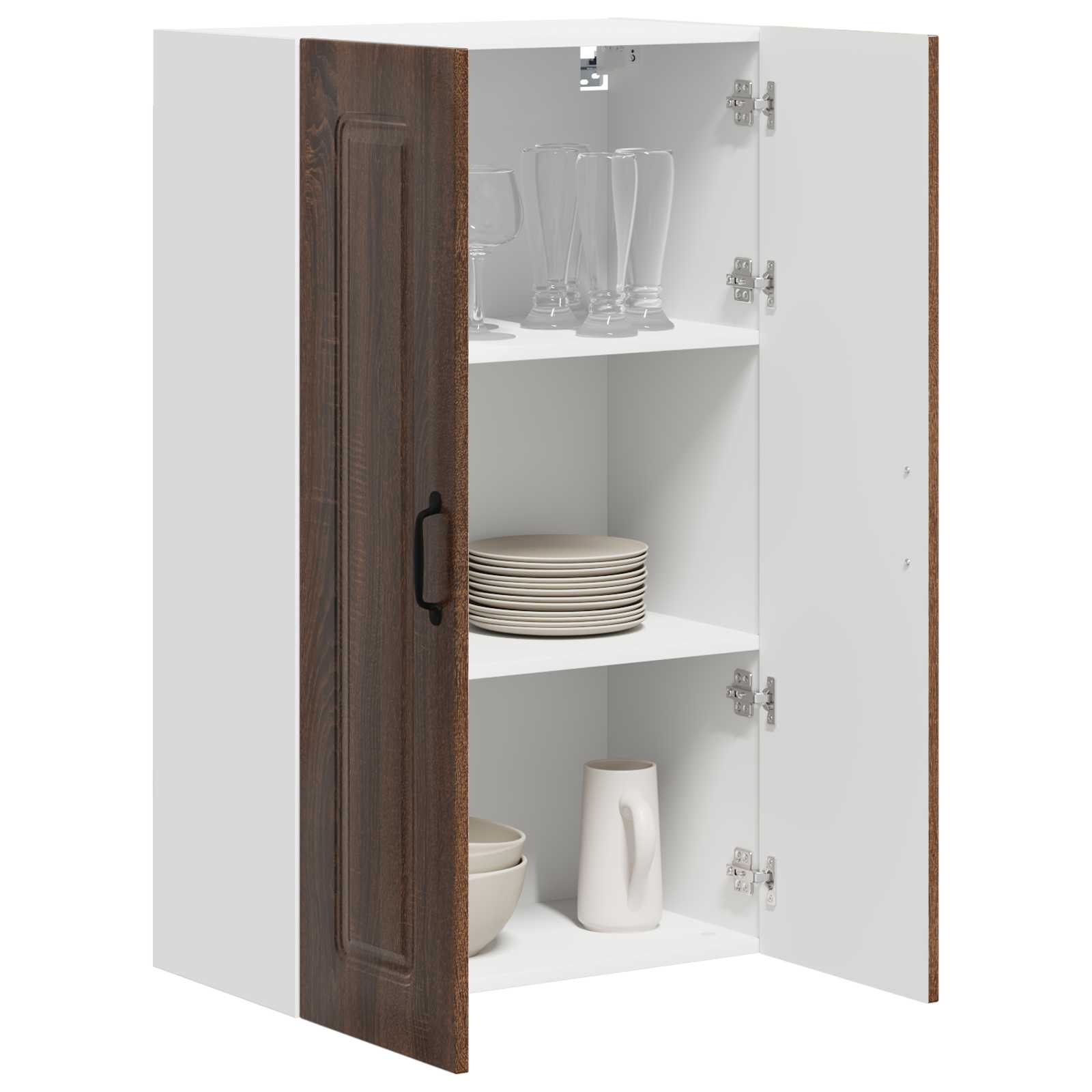 vidaXL Front do zmywarki Kalmar Brązowy dąb 60 x 31 x 100 cm