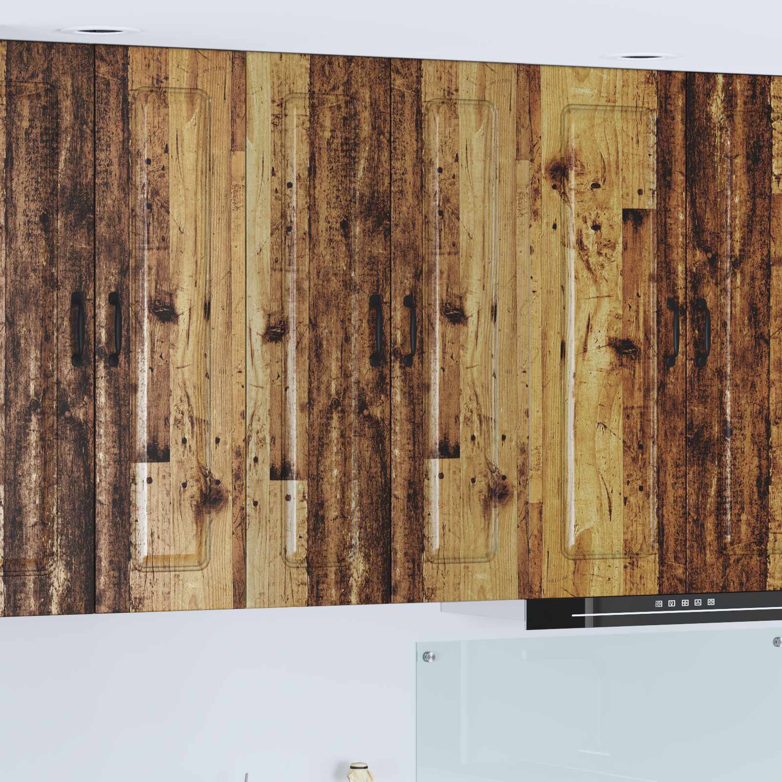 vidaXL Front do zmywarki Kalmar Stare drewno 60 x 31 x 100 cm