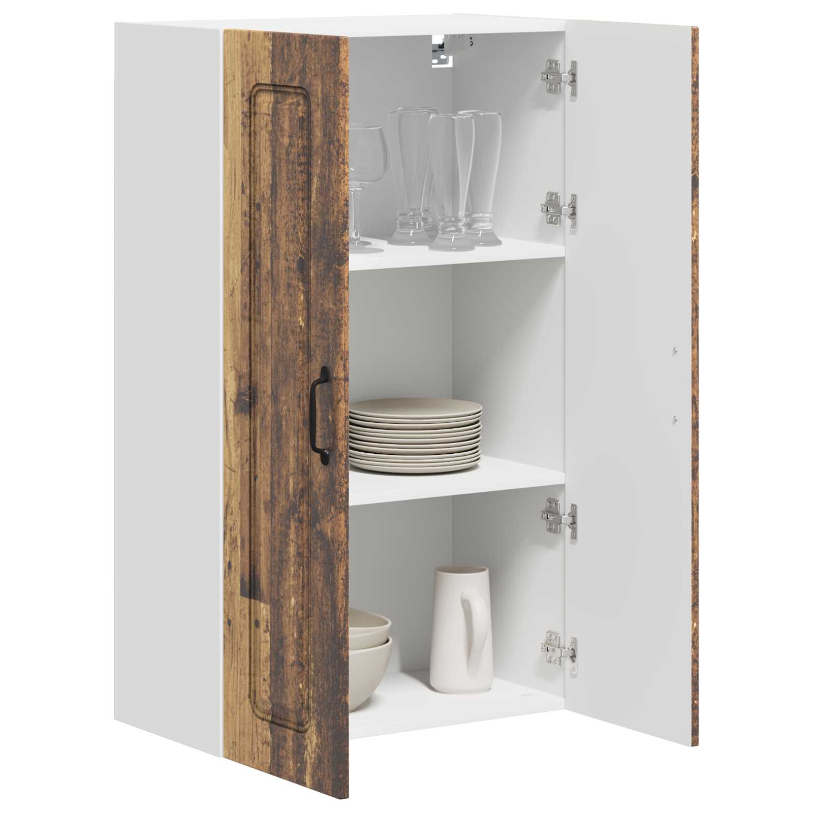 vidaXL Front do zmywarki Kalmar Stare drewno 60 x 31 x 100 cm
