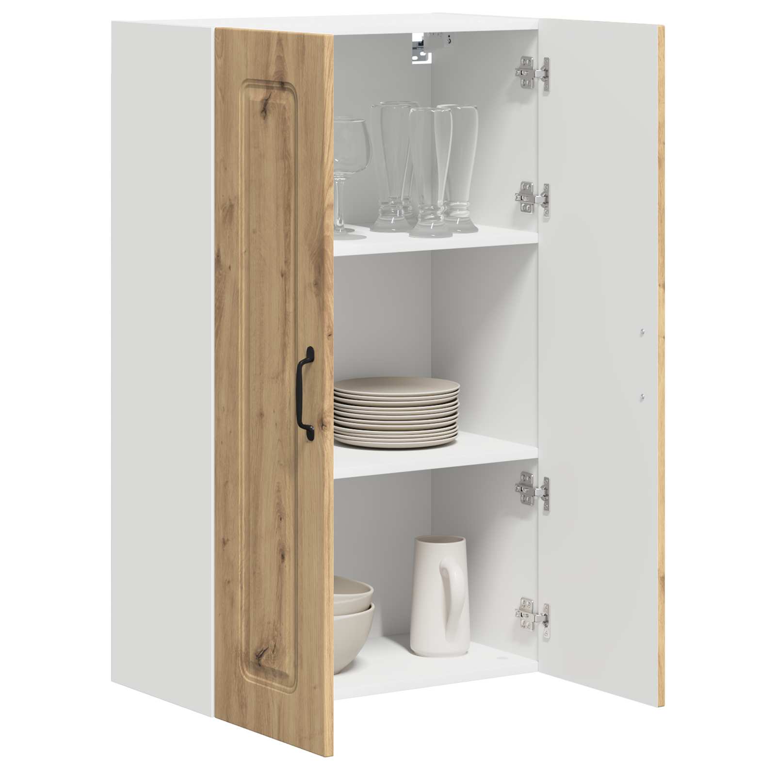 vidaXL Front do zmywarki Kalmar Dąb rzemieślniczy 60 x 31 x 100 cm