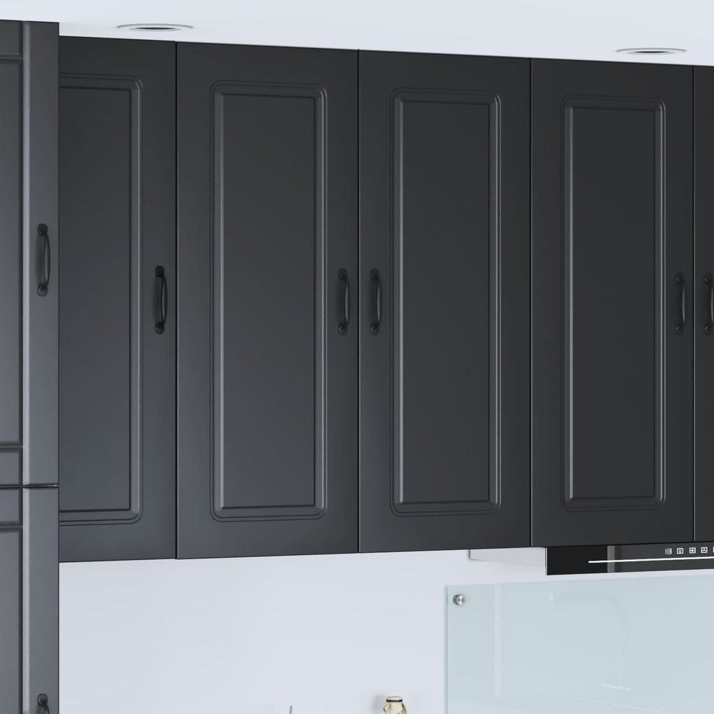 vidaXL Front do zmywarki Kalmar Czarny 80 x 31 x 100 cm
