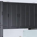 vidaXL Front do zmywarki Kalmar Czarny 80 x 31 x 100 cm