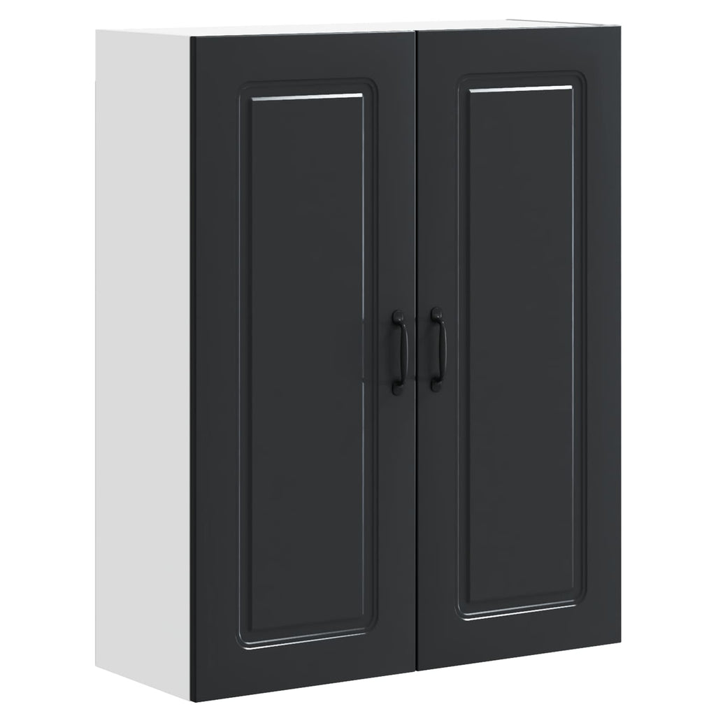 vidaXL Front do zmywarki Kalmar Czarny 80 x 31 x 100 cm