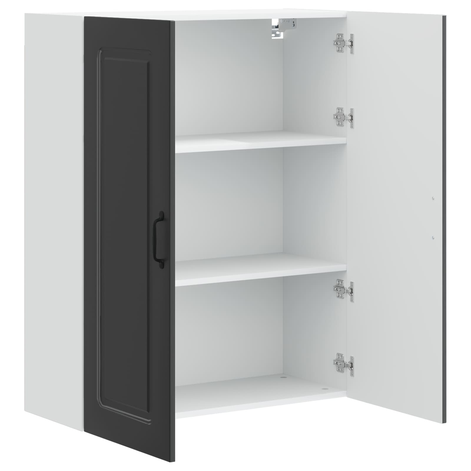 vidaXL Front do zmywarki Kalmar Czarny 80 x 31 x 100 cm