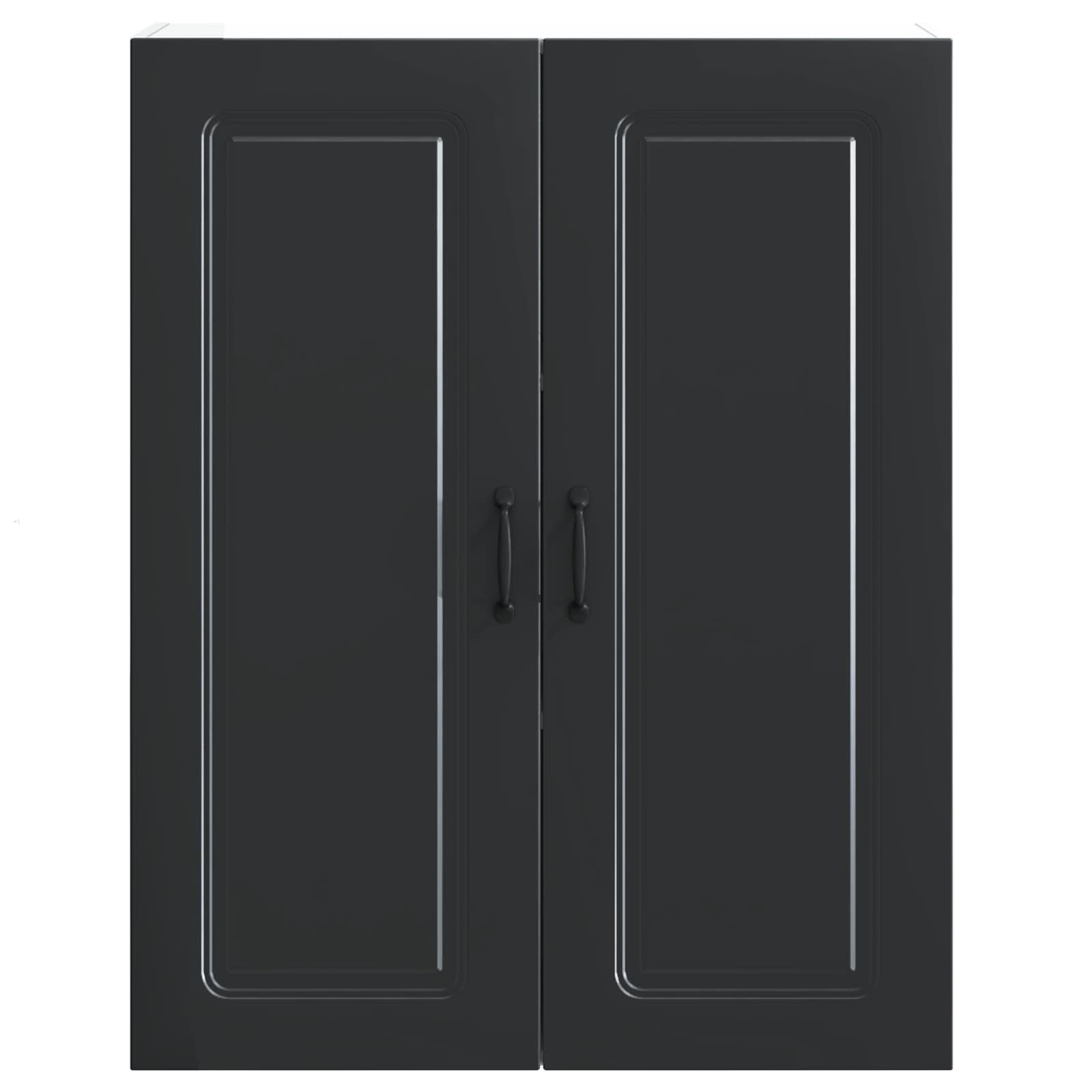 vidaXL Front do zmywarki Kalmar Czarny 80 x 31 x 100 cm