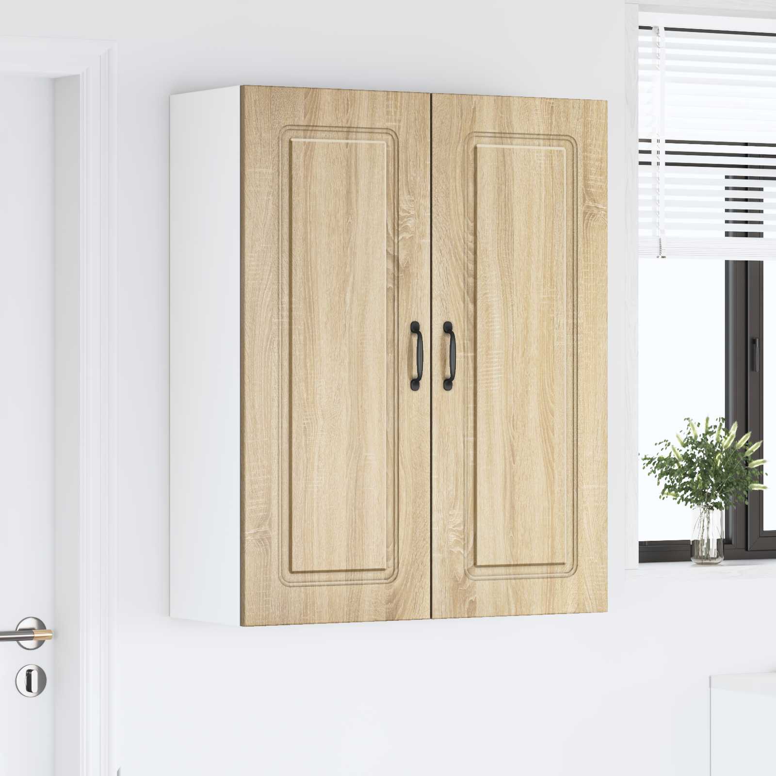 vidaXL Front do zmywarki Kalmar Dąb Sonoma 80 x 31 x 100 cm