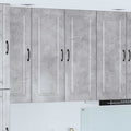 vidaXL Front do zmywarki Kalmar Betonowy szary 80 x 31 x 100 cm