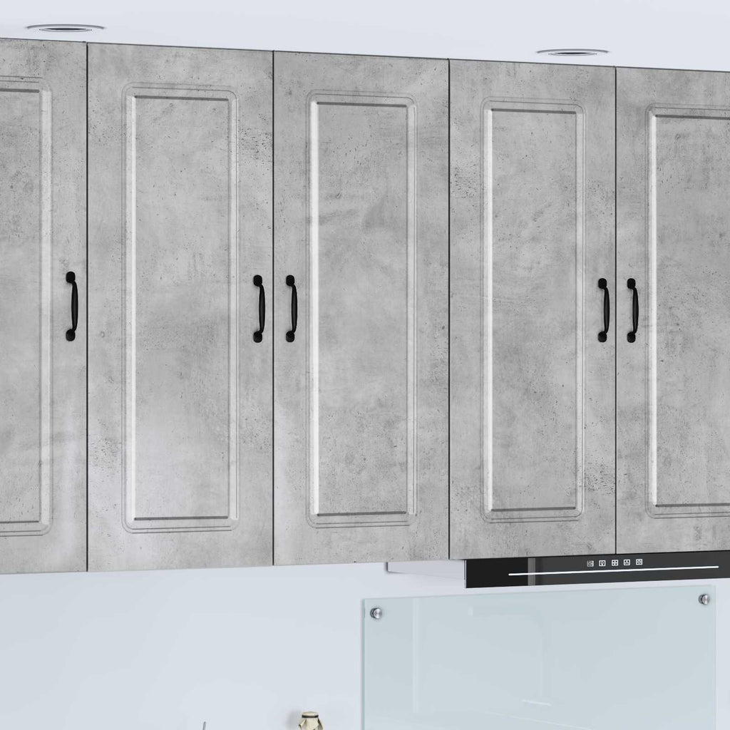 vidaXL Front do zmywarki Kalmar Betonowy szary 80 x 31 x 100 cm