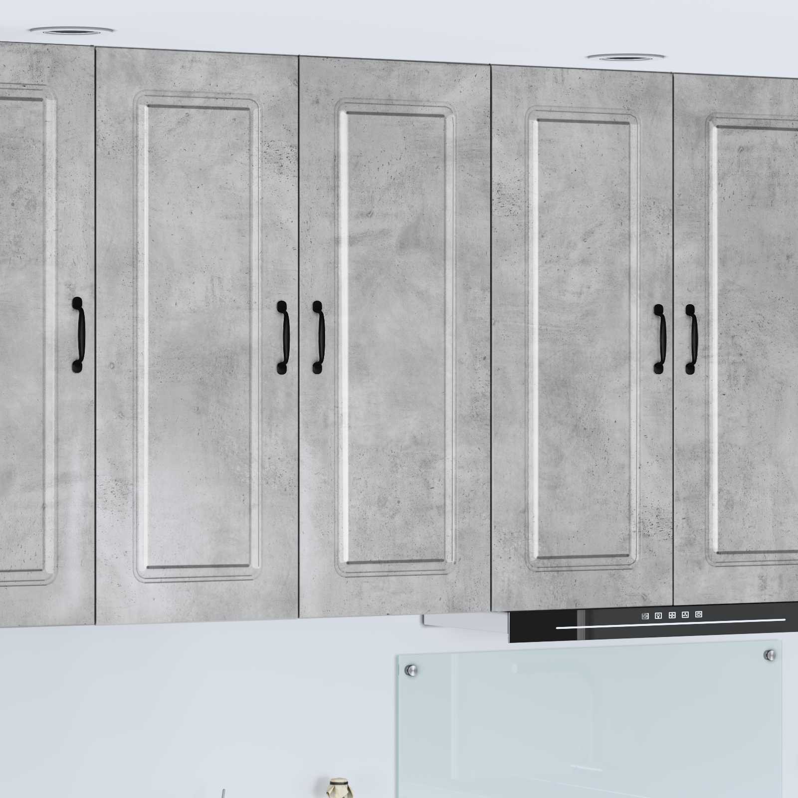 vidaXL Front do zmywarki Kalmar Betonowy szary 80 x 31 x 100 cm
