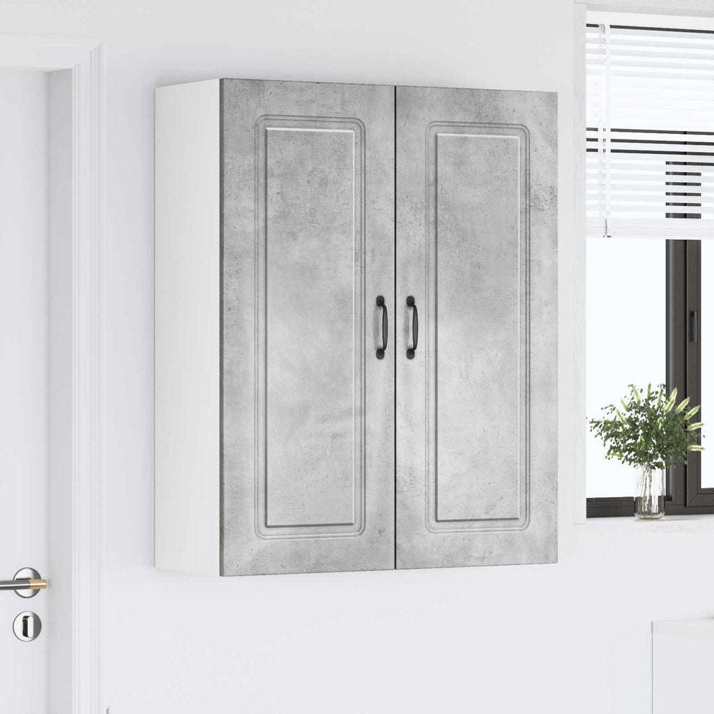 vidaXL Front do zmywarki Kalmar Betonowy szary 80 x 31 x 100 cm