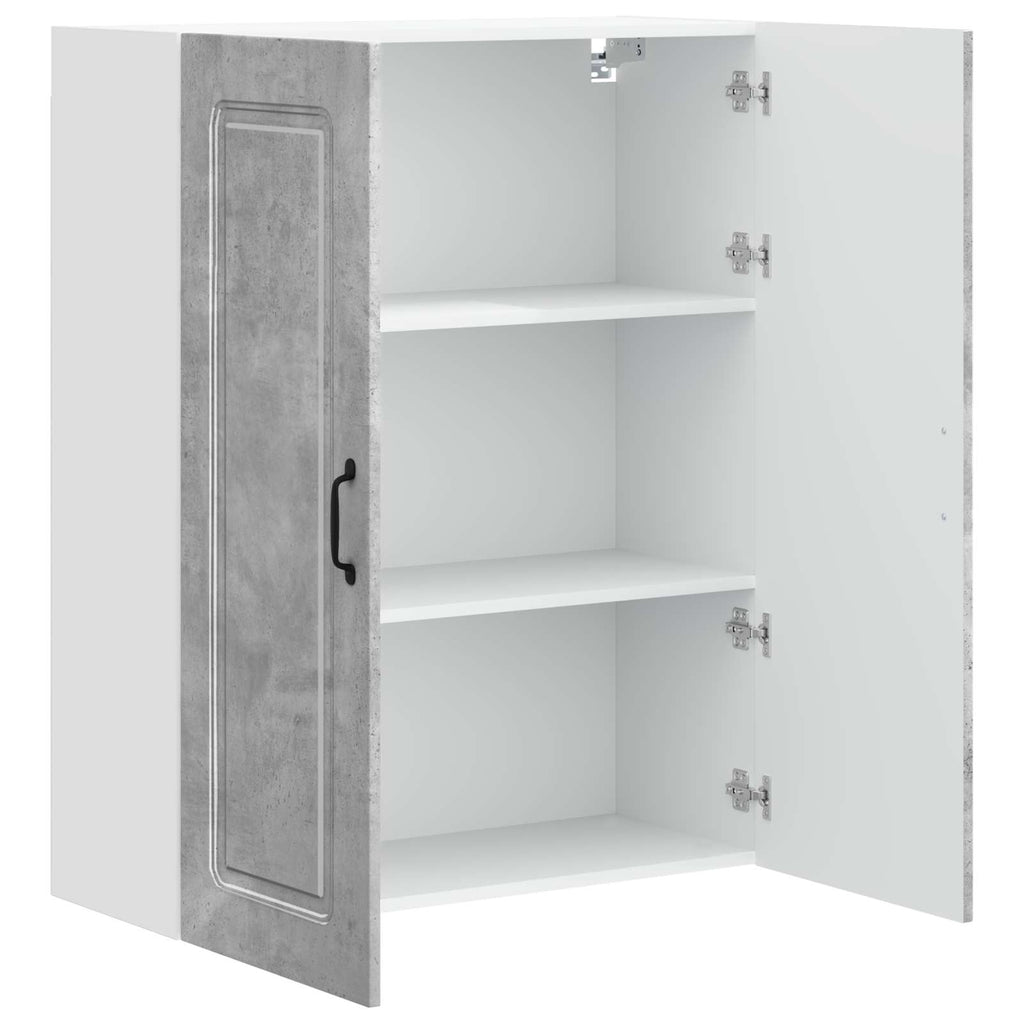 vidaXL Front do zmywarki Kalmar Betonowy szary 80 x 31 x 100 cm
