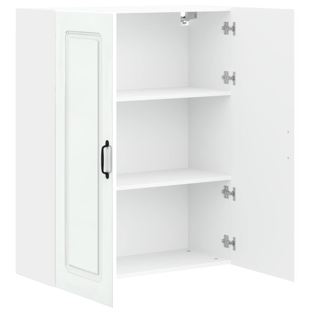 vidaXL Front do zmywarki Kalmar Wysoki połysk biały 80 x 31 x 100 cm