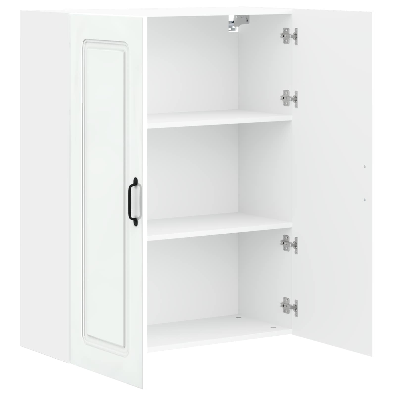 vidaXL Front do zmywarki Kalmar Wysoki połysk biały 80 x 31 x 100 cm