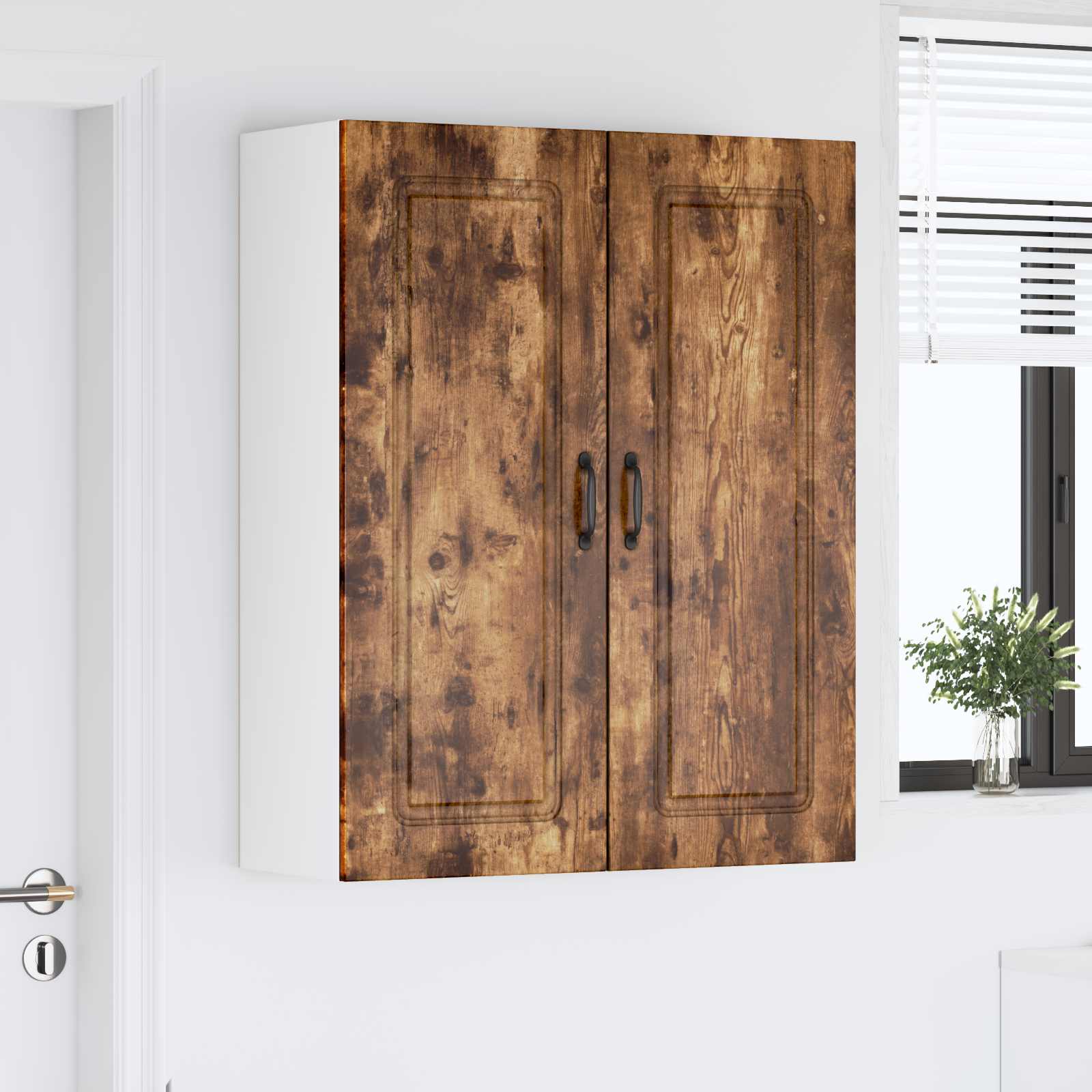 vidaXL Front do zmywarki Kalmar Dąb wędzony 80 x 31 x 100 cm