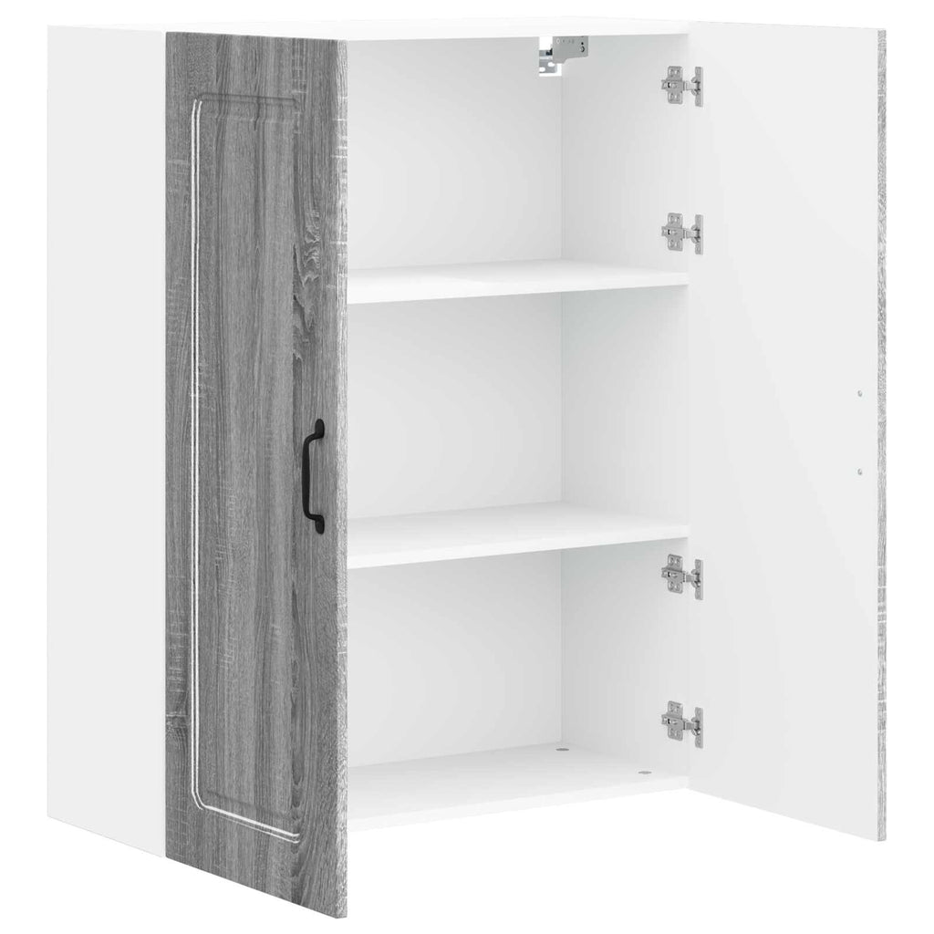 vidaXL Front do zmywarki Kalmar Szary Sonoma 80 x 31 x 100 cm