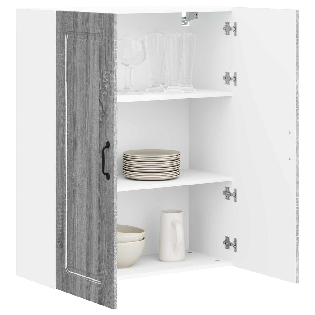 vidaXL Front do zmywarki Kalmar Szary Sonoma 80 x 31 x 100 cm