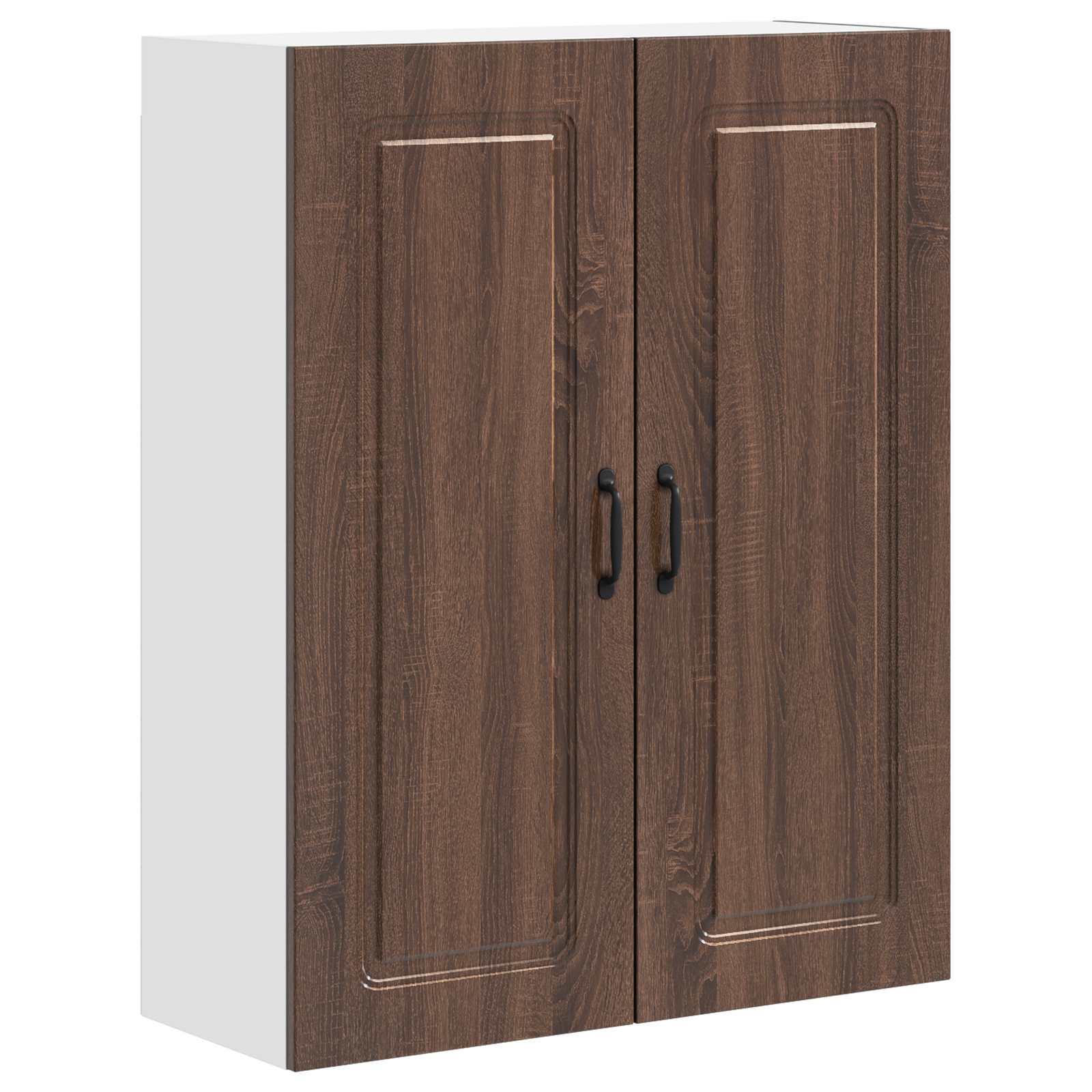 vidaXL Front do zmywarki Kalmar Brązowy dąb 80 x 31 x 100 cm