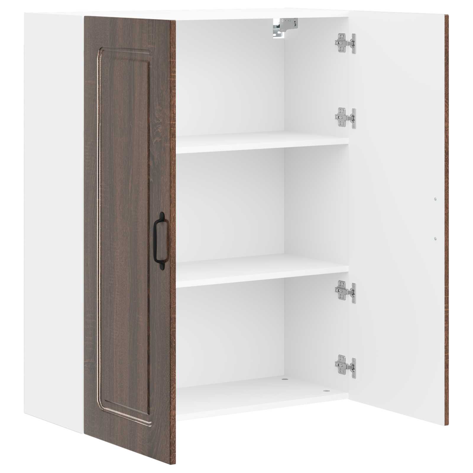 vidaXL Front do zmywarki Kalmar Brązowy dąb 80 x 31 x 100 cm